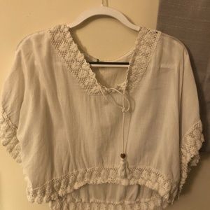 Ripcurl White Poncho Shirt